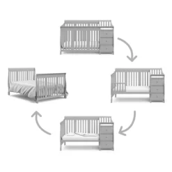 Storkcraft Portofino 5-in-1 Convertible Crib And Changer -Baby World Shop GUEST b7649ea4 ffef 44ab b9f4 fc267693aa59