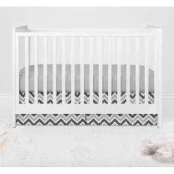 Bacati - Ikat Chevron White Grey Neutral 10 Pc Crib Set With Long Rail Guard Cover & 4 Muslin Swaddling Blankets 13 Bacati - Ikat Chevron White Grey Neutral 10 Pc Crib Set With Long Rail Guard Cover & 4 Muslin Swaddling Blankets -Baby World Shop GUEST b78e42f5 33e1 4ed7 96cf e2ecb5c1ee67
