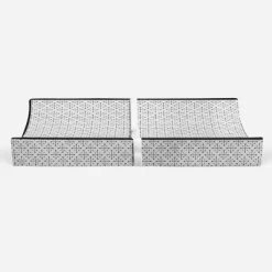 Bacati - Love Quilted Muslin Changing Pad Cover Black -Baby World Shop GUEST b7db5b94 dea4 4f84 9e86 6dae3ba0855b