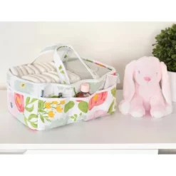 Trend Lab Storage Caddy - Floral -Baby World Shop GUEST b89ef4aa a954 4a2d 9dea a9f06952a0da