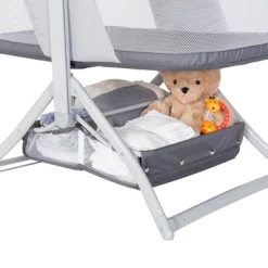 Baby Trend Quick-Fold 2-in-1 Rocking Portable Bassinet - Shadow Stone Gray -Baby World Shop GUEST ba310847 4970 4499 9cbd 3c8ba52c6d0d