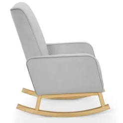 Delta Children Drew Rocking Chair - Cloud Gray And Natural -Baby World Shop GUEST bb4c4cc5 cc10 477c 9f8b 6e5aefea26d4