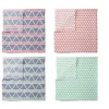 Bacati - Emma Aztec Print Coral/Mint/Navy Triangles Muslin Swaddling Blankets Set Of 4 -Baby World Shop GUEST bb61dd4a 6390 43a2 ba60 cb241b426cb4