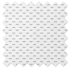 Bacati - Mustache/Plus Muslin 4 Pc Toddler Bedding Set, Gray -Baby World Shop GUEST bbac7de6 9dbd 4469 8a16 43ef5818da33