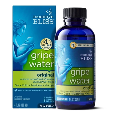 Mommy’s Bliss Mommy's Bliss Gripe Water For Babies With Gas, Colic Or Stomach Discomfort - 4 Fl Oz 3 Mommy’s Bliss Mommy's Bliss Gripe Water For Babies With Gas, Colic Or Stomach Discomfort - 4 Fl Oz