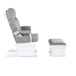 Suite Bebe Madison Glider & Ottoman - White/Oyster -Baby World Shop GUEST bea74c15 846b 4487 83be e8eaa17bf64b