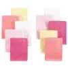 Little Treasure Baby Girl Rayon From Bamboo Luxurious Washcloths, Pink Yellow 10-Pack, One Size -Baby World Shop GUEST bf1d5fe1 c757 4da3 b38d 81bc1479ee5c