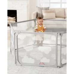 Skip Hop Play Enclosure Expandable Baby Gate - Gray -Baby World Shop GUEST c03d78c8 947c 4920 b2b4 1a54b3231f89
