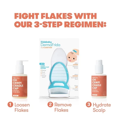 Frida Baby FlakeFixer Cradle Cap Scalp Spray - 5 Fl Oz 4 Frida Baby FlakeFixer Cradle Cap Scalp Spray - 5 Fl Oz - Image 2