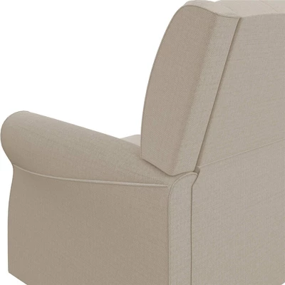 Baby Relax Eden Nursery Tufted Wingback Gliding Chair 7 Baby Relax Eden Nursery Tufted Wingback Gliding Chair - Image 5