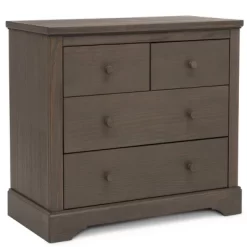 Simmons Kids' Paloma 4 Drawer Dresser With Changing Top And Interlocking Drawers - Rustic Gray -Baby World Shop GUEST c2f5d0e1 e168 4349 a611 10a70fb242ed