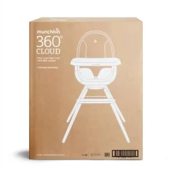 Munchkin Cloud Baby High Chair With 360° Swivel - Clear -Baby World Shop GUEST c78b7c18 4dfe 4187 b876 3a0b5ce534d5