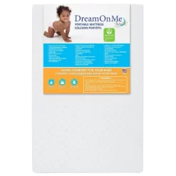 Dream On Me Portable Crib And Toddler Mattresses - White -Baby World Shop GUEST c9f8528d ecde 45f0 bade c014025ec296