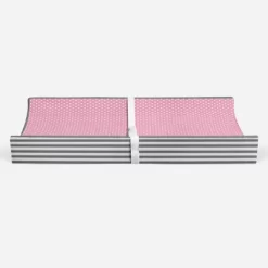 Bacati - Elephants Pink/Gray Pink Pin Dots Quilted Top Changing Pad Cover 12 Bacati - Elephants Pink/Gray Pink Pin Dots Quilted Top Changing Pad Cover -Baby World Shop GUEST ca1c3646 dc75 4086 9287 404371f53a8a