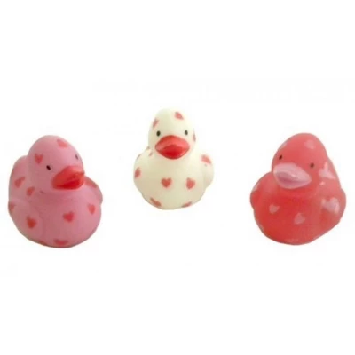 Mini Valentine Rubber Duckies (24Pc) Valentine's Day Toys, Party Favors And Handouts 4 Mini Valentine Rubber Duckies (24Pc) Valentine's Day Toys, Party Favors And Handouts - Image 2