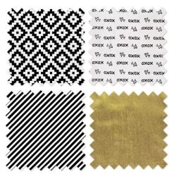 Bacati - Love Black Gold 4 Pc Crib Bedding Set With Diaper Caddy -Baby World Shop GUEST cbd2e0b0 58b8 48da 8189 7a68a2e03769