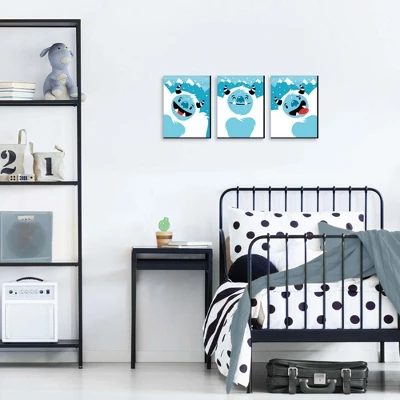 Big Dot Of Happiness Yeti To Party - Mountain Nursery Wall Art And Abominable Snowman Kids Room Decor - 7.5 X 10 Inches - Set Of 3 Prints 3 Big Dot Of Happiness Yeti To Party - Mountain Nursery Wall Art And Abominable Snowman Kids Room Decor - 7.5 X 10 Inches - Set Of 3 Prints