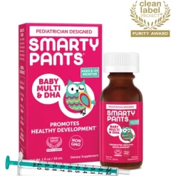 SmartyPants Baby Multi & DHA Drops - 1 Fl Oz
