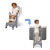 Delta Children Little Jon-EE Adjustable Potty Seat And Step Stool - White/Gray -Baby World Shop GUEST cd5e075e 31bc 46d9 a497 9bcd5b28727f