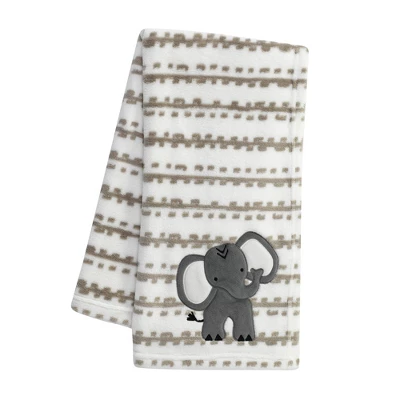 Lambs & Ivy Blanket & Plush Luxury Newborn Baby Gift Set - Gray Elephant 8 Lambs & Ivy Blanket & Plush Luxury Newborn Baby Gift Set - Gray Elephant - Image 6