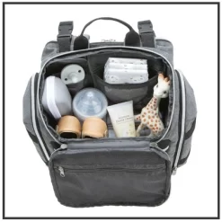 Baby Brezza Changing Station Diaper Bag - Gray -Baby World Shop GUEST ceedeb40 4f2f 4f12 94b3 d20cf5139914