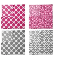 Bacati - Ikat Dots Leopard Pink Grey Girls 10 Pc Crib Set With 2 Crib Fitted Sheets 4 Muslin Swaddling Blankets 13 Bacati - Ikat Dots Leopard Pink Grey Girls 10 Pc Crib Set With 2 Crib Fitted Sheets 4 Muslin Swaddling Blankets -Baby World Shop GUEST cfd0064b f7cc 410e 87df 41e8bb493422
