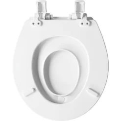 Mayfair By Bemis NextStep2 Never Loosens Round Enameled Wood Children's Potty Training Toilet Seat With Easy Clean And Slow Close Hinge - White -Baby World Shop GUEST d15a1ab3 4d1e 41d6 9c0d 62287829fffb
