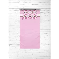 Bacati - Mod Dots Stripes Pink Fuschia Beige Chocolate 4 Pc Toddler Bedding Set -Baby World Shop GUEST d1a3ad81 6961 4de8 beef 087cc75e31a6