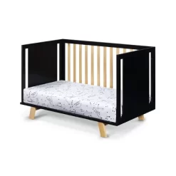 Suite Bebe Livia 3-in-1 Convertible Island Crib - Black/Natural -Baby World Shop GUEST d27a916f 1de0 4b97 90b7 10a69675a722