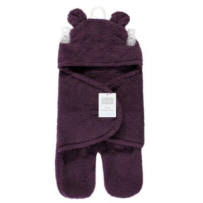 Hudson Baby Infant Girl Animal Faux Shearling Baby Outdoor Stroller Sack Wrap, Purple, One Size 3 Hudson Baby Infant Girl Animal Faux Shearling Baby Outdoor Stroller Sack Wrap, Purple, One Size