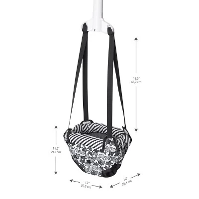 Evenflo Exersaucer Doorway Jumper Star Power - Black 10 Evenflo Exersaucer Doorway Jumper Star Power - Black - Image 8