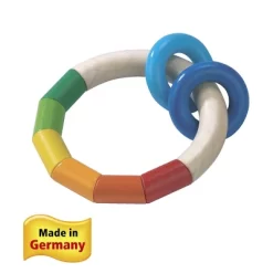 HABA Kringelring Wooden Baby Rattle Clutching Toy & Teether (Made In Germany) -Baby World Shop GUEST d541d3ee 07bb 4cfa 933b 9b3082fa3a5f