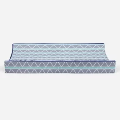 Bacati - Liam Aqua/Navy Large Triangles Quilted Muslin Changing Pad Cover 13 Bacati - Liam Aqua/Navy Large Triangles Quilted Muslin Changing Pad Cover -Baby World Shop GUEST d59126e7 53c3 4f24 90e8 1a4fcaef8429