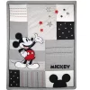 Lambs & Ivy Disney Baby Magical Mickey Mouse 3-Piece Crib Bedding Set - Gray