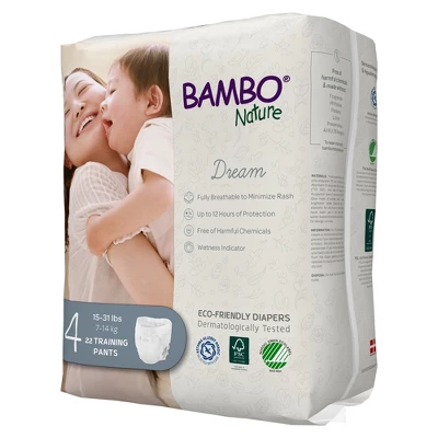 Bambo Nature Dream Toddler Toddler Training Pants Size 4 15 To 31 Lbs. 1000016929, 220 Ct 5 Bambo Nature Dream Toddler Toddler Training Pants Size 4 15 To 31 Lbs. 1000016929, 220 Ct - Image 3