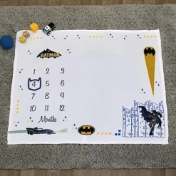 Warner Bros. Batman Milestone Baby Blanket -Baby World Shop GUEST db1ba8dc d643 4e8a 8662 2170b57efc19