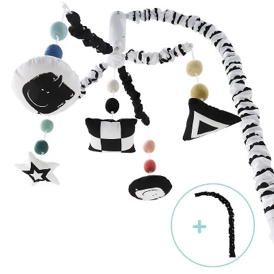 The Peanutshell Preston Black & White Crib Bedding Set, 4pc To 12 Pc 4 The Peanutshell Preston Black & White Crib Bedding Set, 4pc To 12 Pc - Image 2