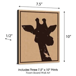 Big Dot Of Happiness Wild Safari - Jungle Animal Nursery Wall Art, Kids Room Decor & Home Decorations - Gift Ideas - 7.5 X 10 Inches - Set Of 3 Prints -Baby World Shop GUEST dc830fac bc75 47e9 a823 b6fee576625d