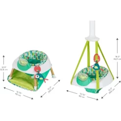 Evenflo Exersaucer Tiny Tropics 2-in-1 Baby Seat + Doorway Jumper -Baby World Shop GUEST dd045353 4897 4dd8 9f17 9c4b1508f66d