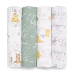 Aden By Aden + Anais Muslin Swaddle Blankets Disney - 4pk -Baby World Shop GUEST de326473 62eb 4fd1 a6d3 9832d812c833