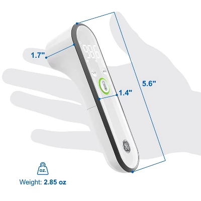 GE Truvitals Wireless Digital Forehead Thermometer For Adults, Kids And Babies, No Touch Instant Reading, LCD Screen & Tracking App (TM4000) 3 GE Truvitals Wireless Digital Forehead Thermometer For Adults, Kids And Babies, No Touch Instant Reading, LCD Screen & Tracking App (TM4000)