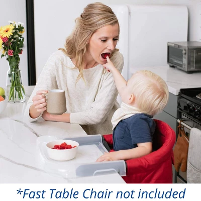Inglesina Fast Dining Tray Plus, Clip-On Accessory For Fast Table Chair - For Toddlers, Baby And Kids - Clear Plastic 7 Inglesina Fast Dining Tray Plus, Clip-On Accessory For Fast Table Chair - For Toddlers, Baby And Kids - Clear Plastic - Image 5