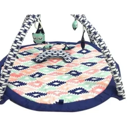 Bacati - Baby Activity Gyms & Playmats (Aztec Design/Print Coral/Mint/Navy) -Baby World Shop GUEST e3929085 2b65 4539 9a81 cbf80cbdc2c2