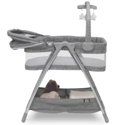 Simmons Kids' City Sleeper Bassinet - Gray Tweed -Baby World Shop GUEST e3bc93e4 dad9 463d bbe2 b5ee21d9352b