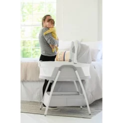 TruBliss Journey 2-in-1 Bassinet - Light Gray -Baby World Shop GUEST e4a1f783 da25 4e8e a97f c87bae7e05c0
