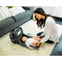 Baby Brezza Changing Station Diaper Bag - Gray -Baby World Shop GUEST e508cf95 2313 446f 84a4 a69df6350789