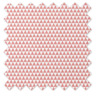 Bacati - Olivia Coral Triangles Muslin 100 Percent Cotton Universal Baby US Standard Crib Or Toddler Bed Fitted Sheet 6 Bacati - Olivia Coral Triangles Muslin 100 Percent Cotton Universal Baby US Standard Crib Or Toddler Bed Fitted Sheet - Image 4