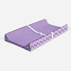 Bacati - MixNMatch Purple Pin Dots Changing Pad Cover