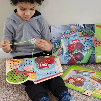 HABA The Farm Threading Game 9 HABA The Farm Threading Game - Image 7