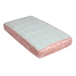 Bacati - Sophia Paisley Aqua/Coral Floret Changing Pad Cover -Baby World Shop GUEST e833e25d 89ad 4a5c 89ec 09ae579a58ef